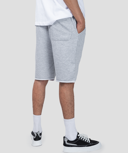 jersey shorts in grey