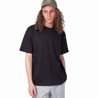 relaxed pocket t-shirt in beige